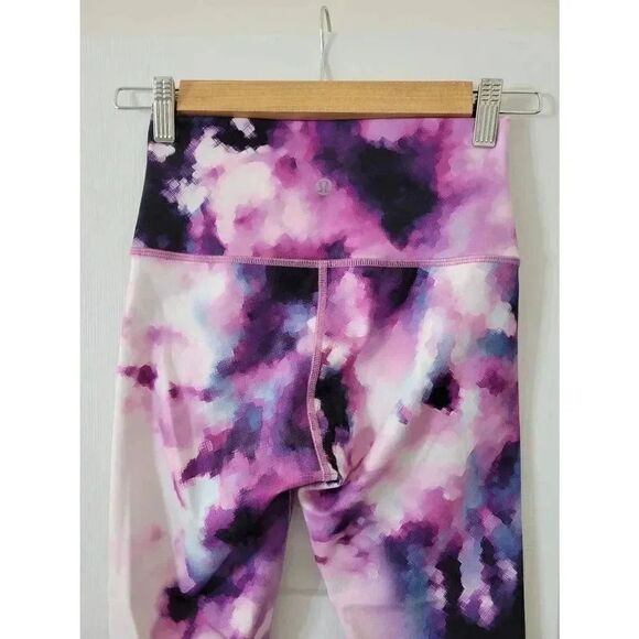 Lululemon Wunder Under Blooming Pixie SQOI Crop Tights III Size 4 - Picture 4 of 8